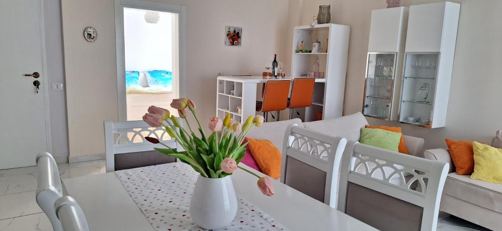 Apartmán Sadet'S Penthouse Saranda Exteriér fotografie