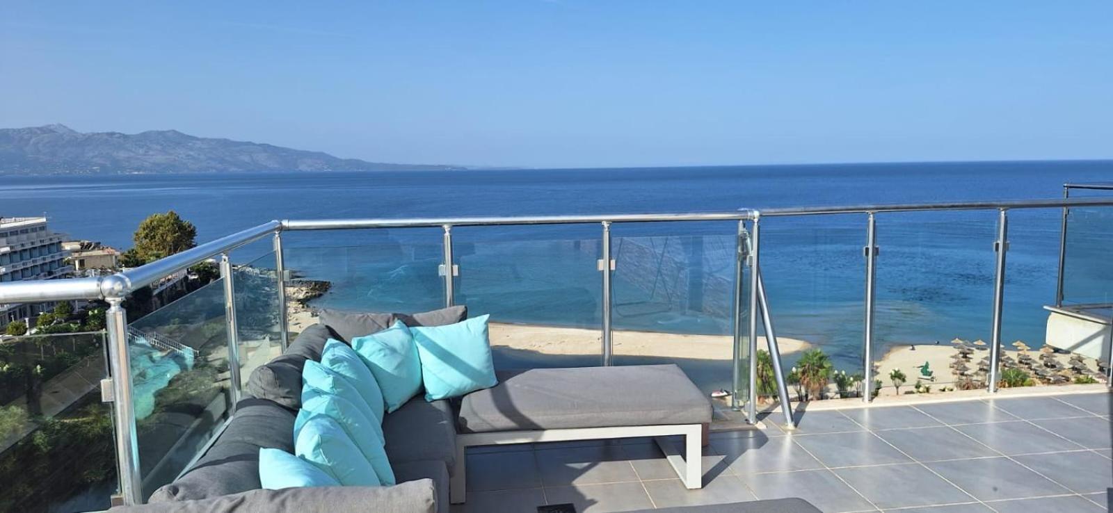Apartmán Sadet'S Penthouse Saranda Exteriér fotografie