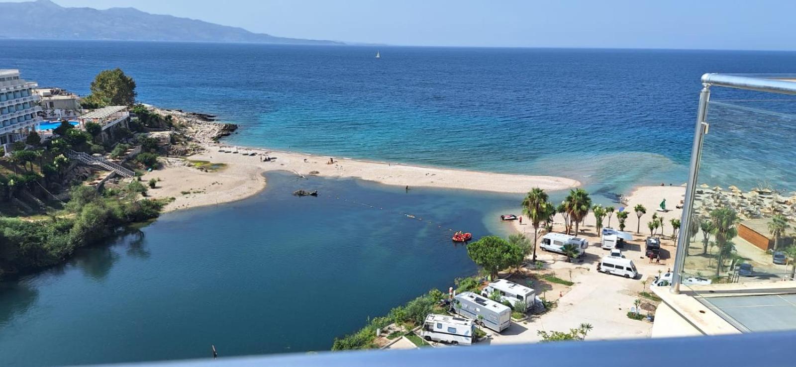 Apartmán Sadet'S Penthouse Saranda Exteriér fotografie