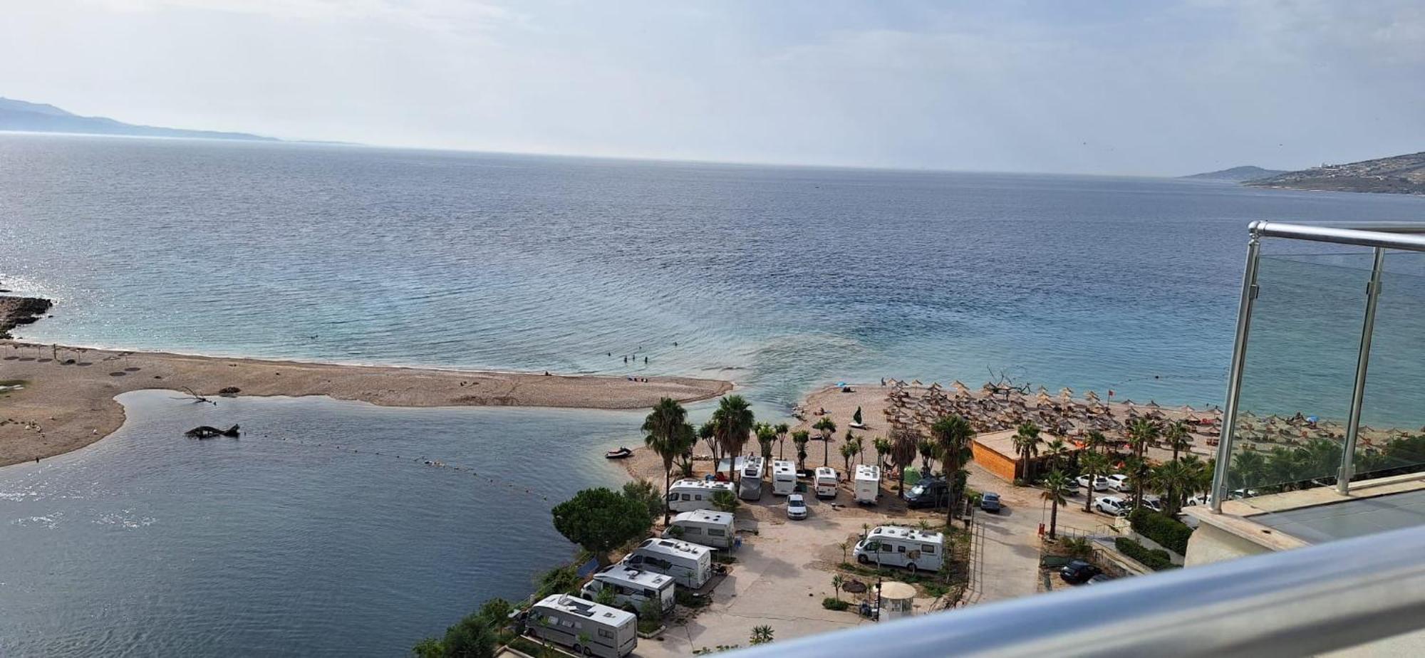 Apartmán Sadet'S Penthouse Saranda Exteriér fotografie
