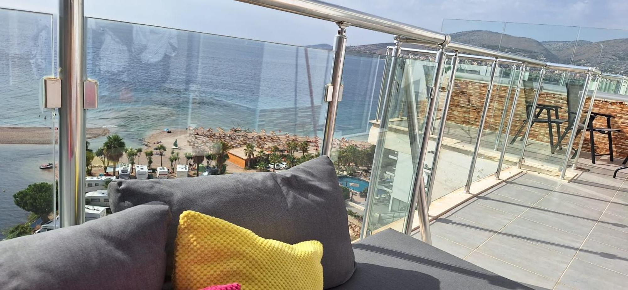 Apartmán Sadet'S Penthouse Saranda Exteriér fotografie