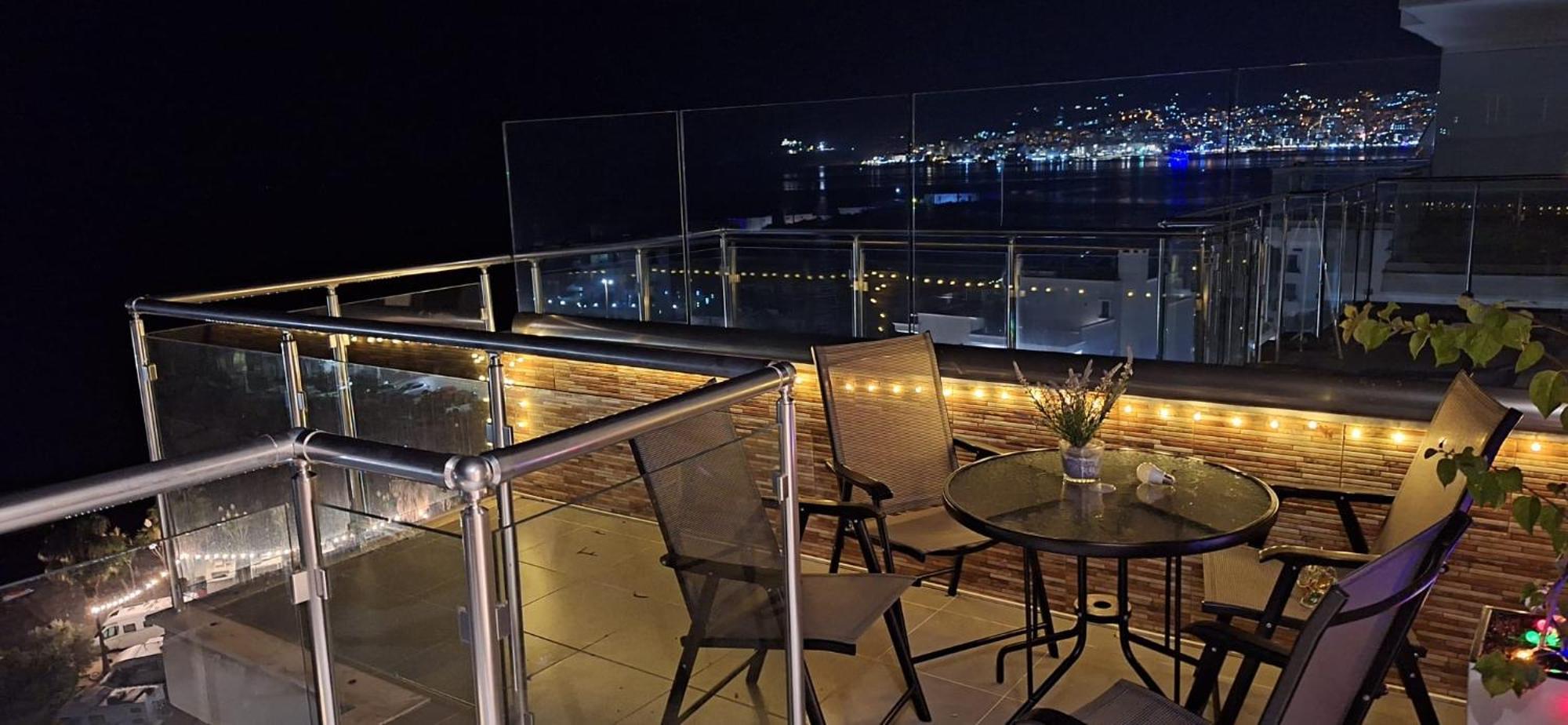 Apartmán Sadet'S Penthouse Saranda Exteriér fotografie