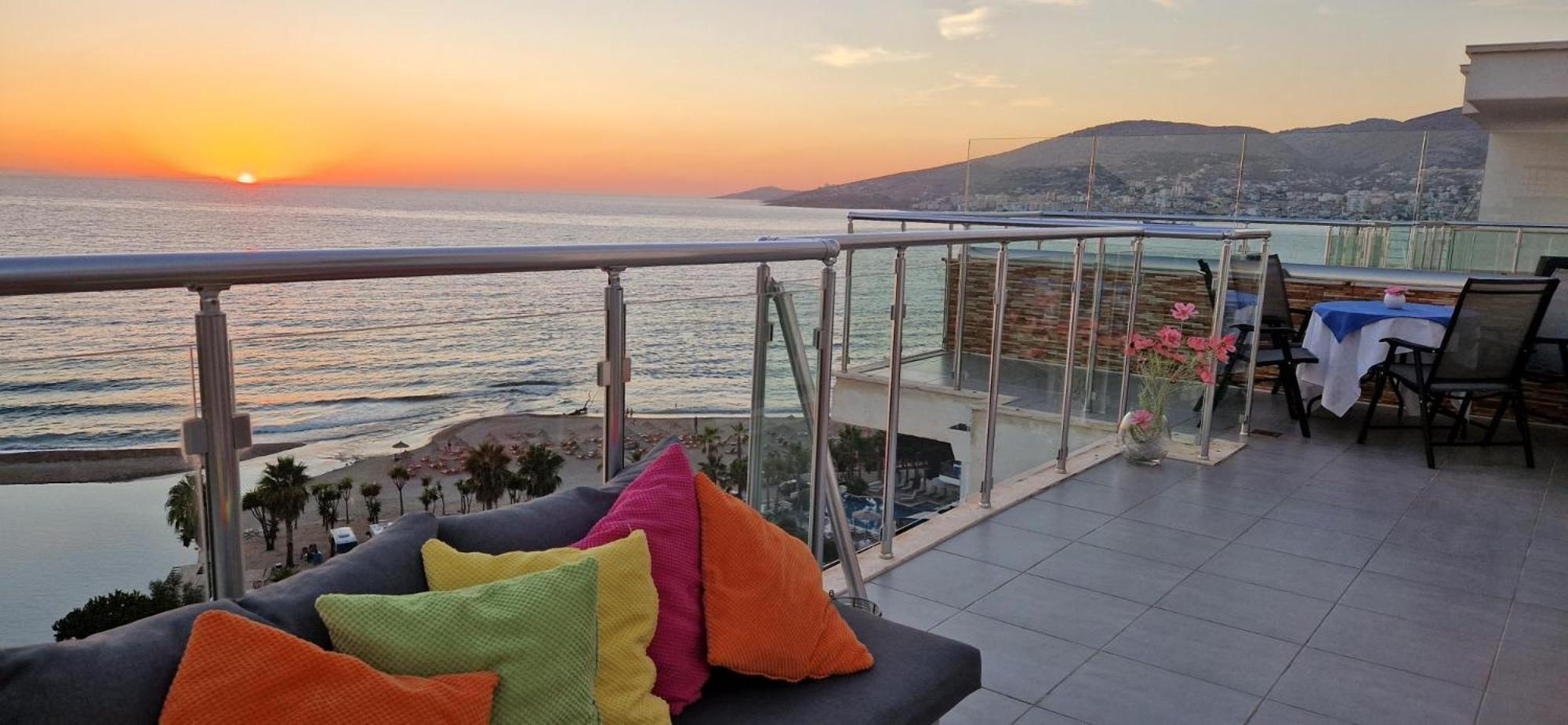 Apartmán Sadet'S Penthouse Saranda Exteriér fotografie