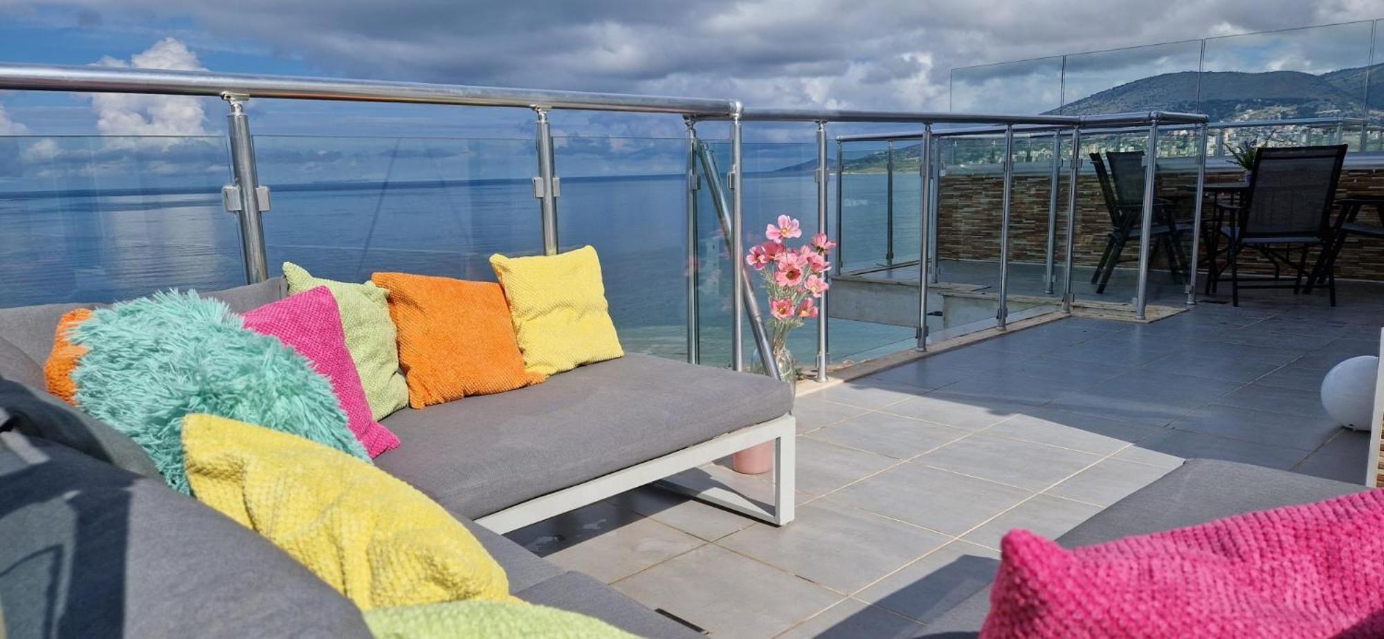 Apartmán Sadet'S Penthouse Saranda Exteriér fotografie