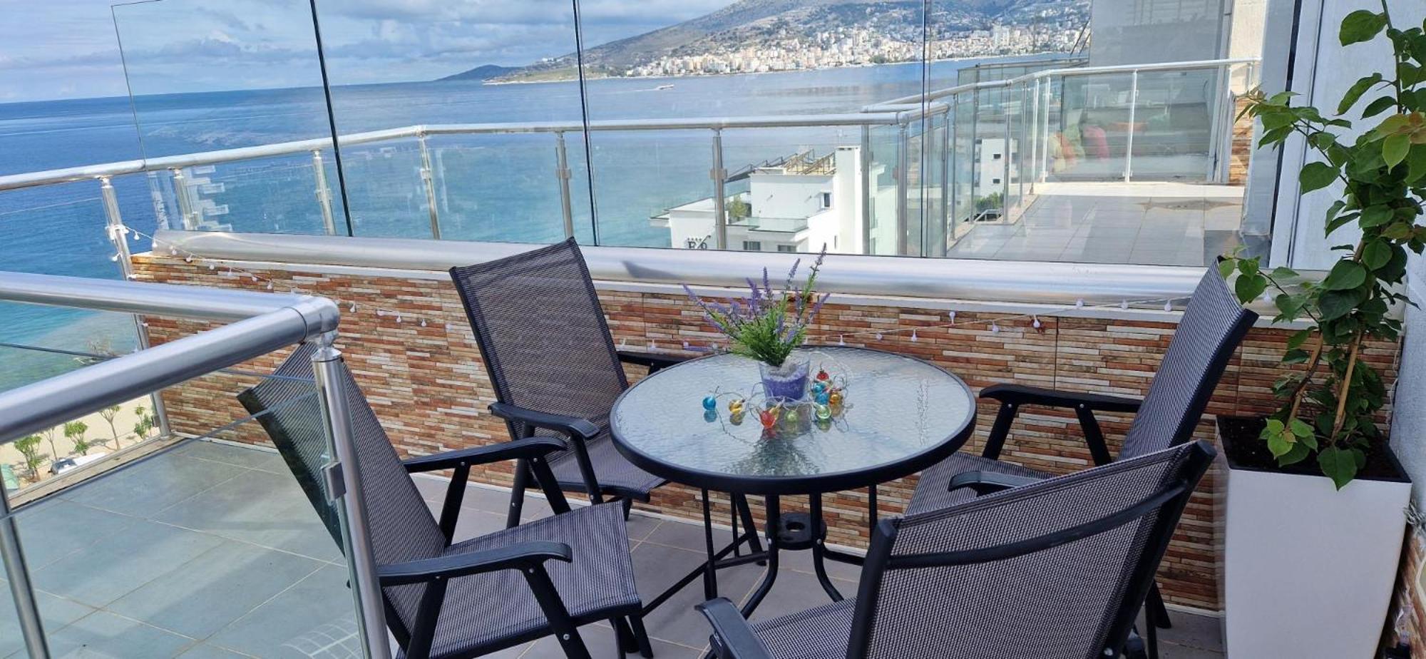 Apartmán Sadet'S Penthouse Saranda Exteriér fotografie