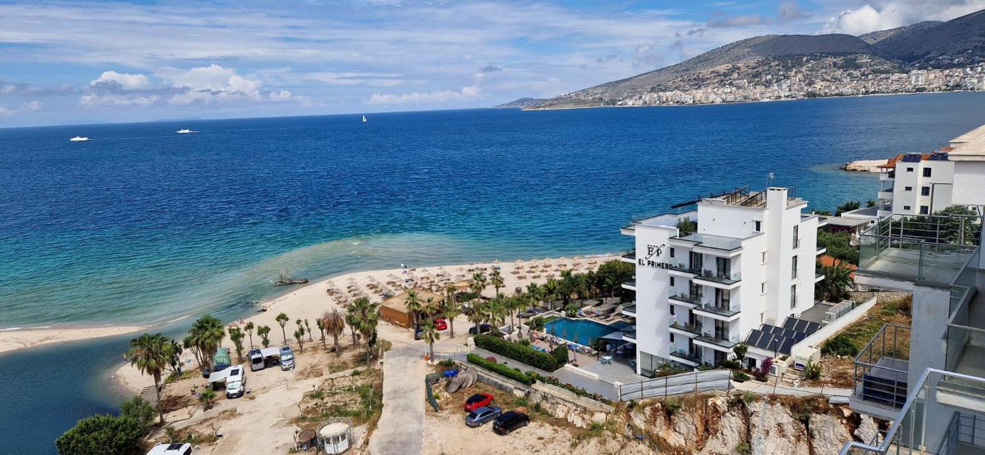 Apartmán Sadet'S Penthouse Saranda Exteriér fotografie